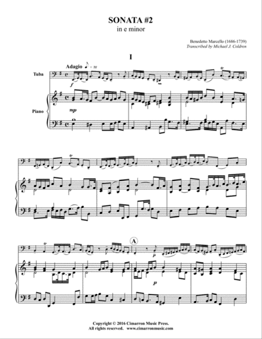 Sonata #2 Sonata #2 Tuba scores gallery preview page 2