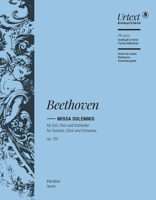 Book cover for Missa Solemnis in D major Op. 123
