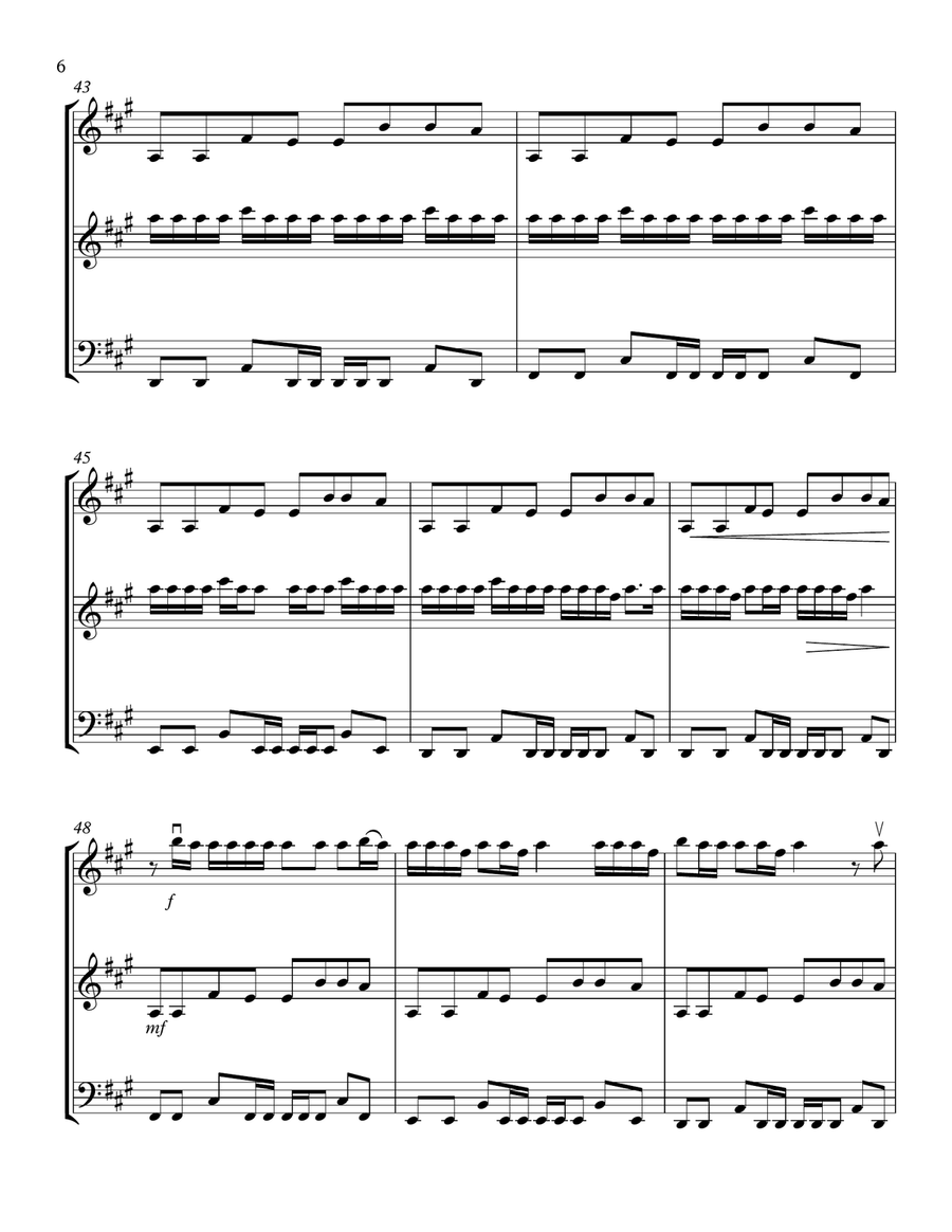 Best Day Ever String Trio scores gallery preview page 6