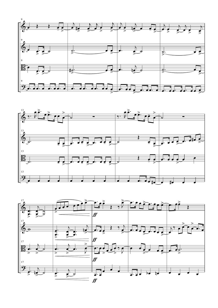 Waterloo String Quartet scores gallery preview page 2