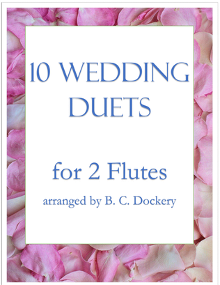 Book cover for 10 Wedding Duets for 2 Flutes