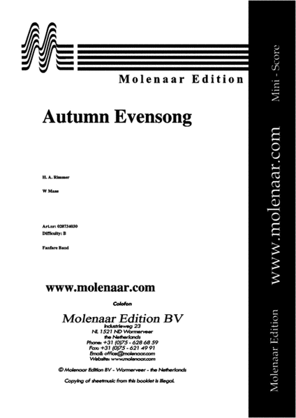 Autumn Evensong