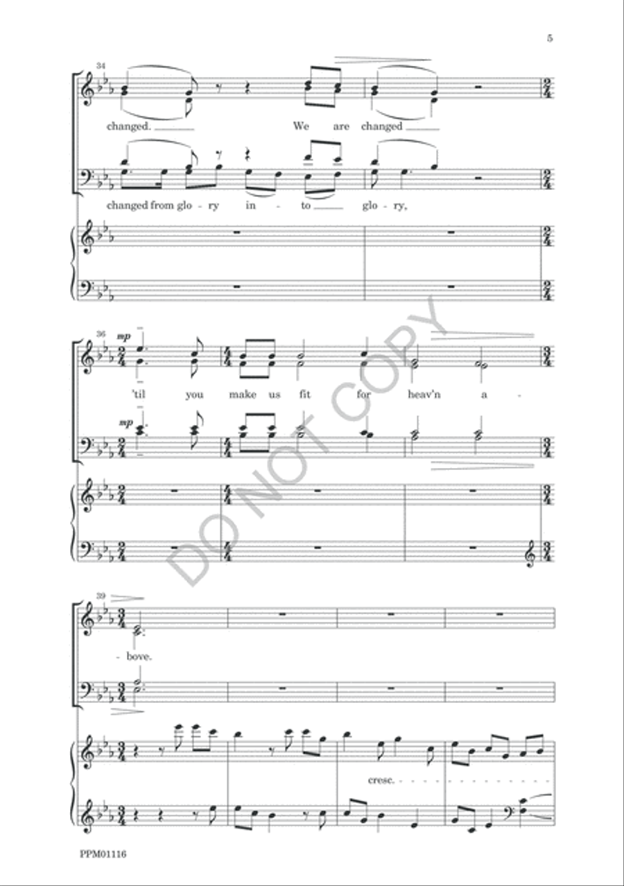 Glory into Glory Glory into Glory 4-Part scores gallery preview page 8