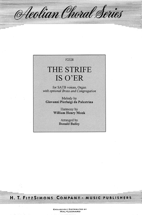 Book cover for The Strife Is Over