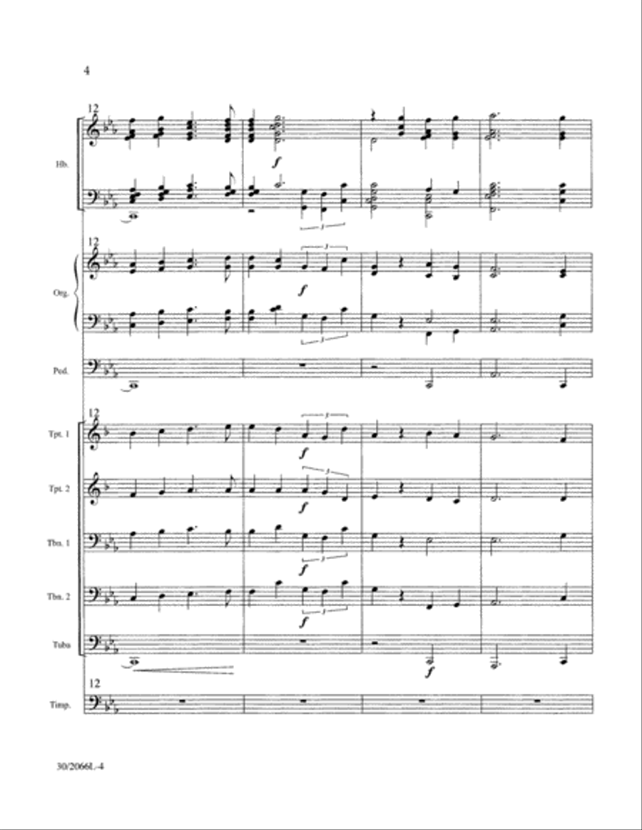 Finlandia - Brass and Percussion Score and Parts Trombone scores gallery preview page 6