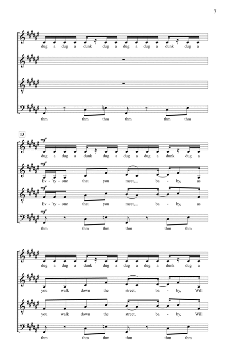 Gone, Gone, Gone (Done Moved On) 4-Part scores gallery preview page 5