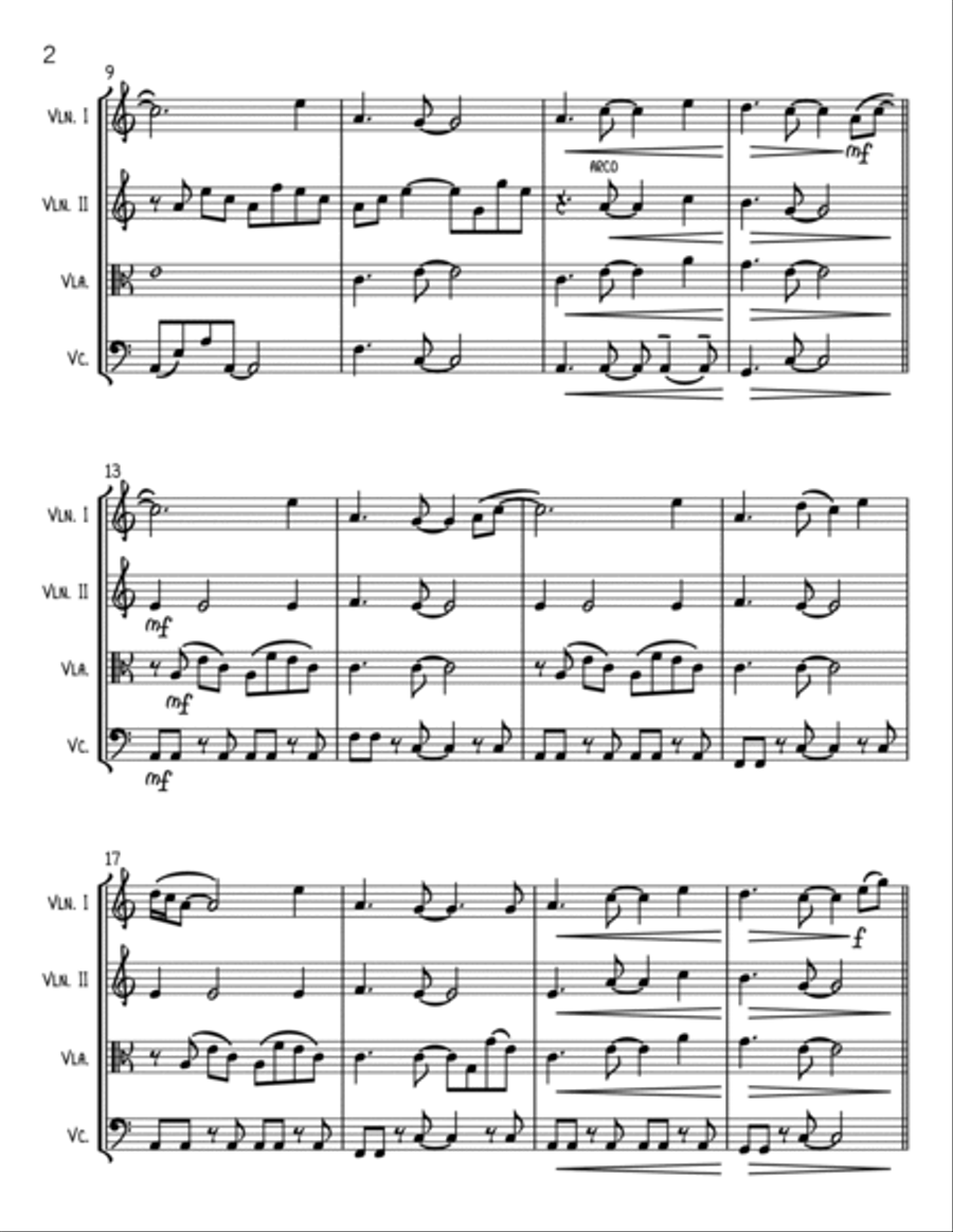 I Want It That Way String Quartet scores gallery preview page 2