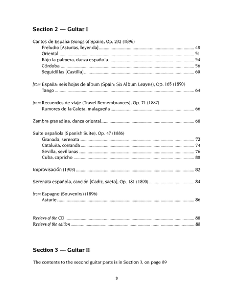 Cantos de Espana - Songs of Spain Lute scores gallery preview page 4