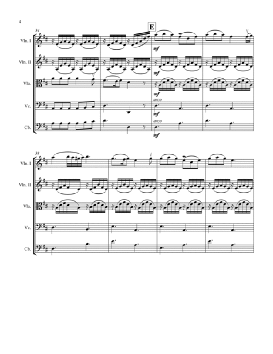 Blow the Man Down Blow the Man Down String Orchestra scores gallery preview page 4