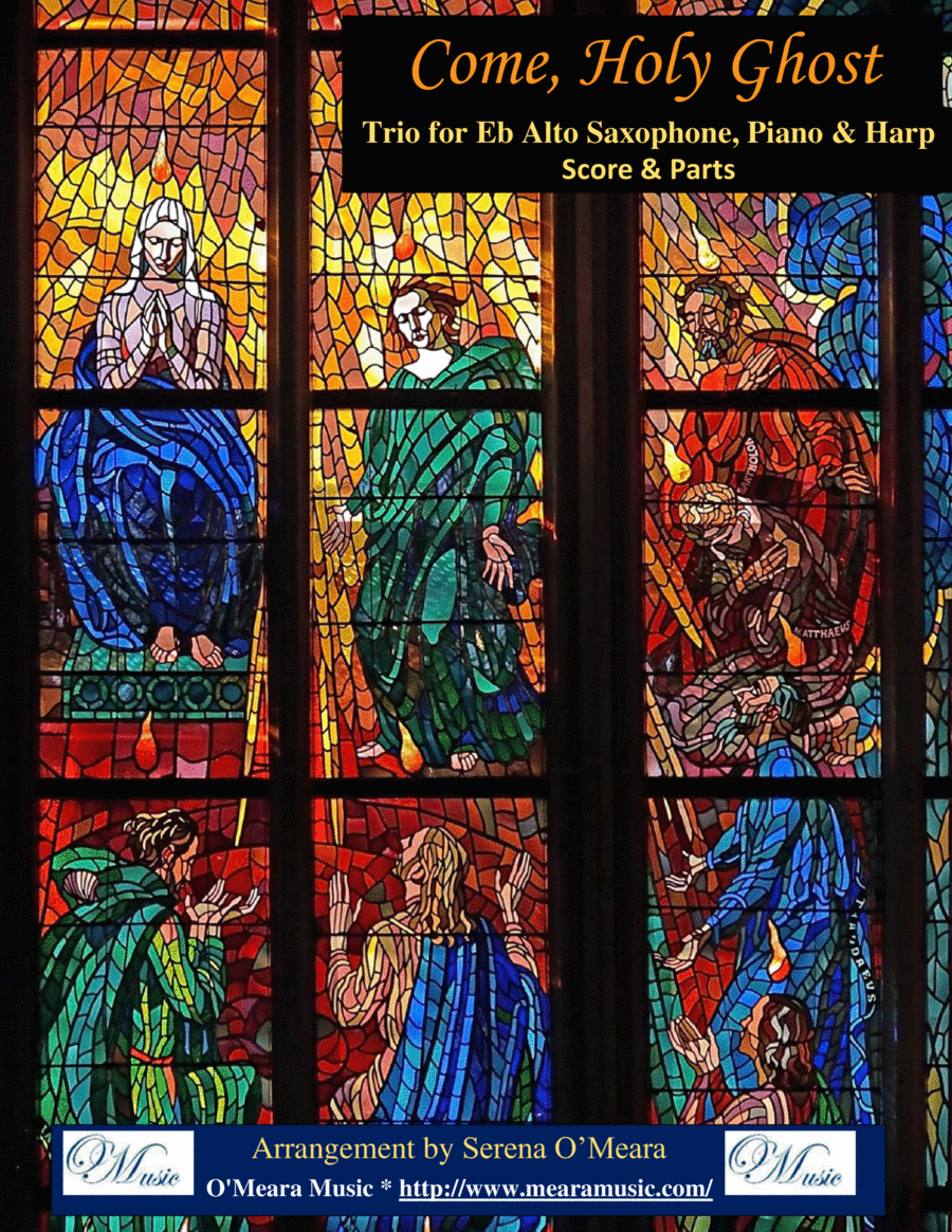 Come, Holy Ghost, Trio for Eb Alto Saxophone, Harp, Piano image number null