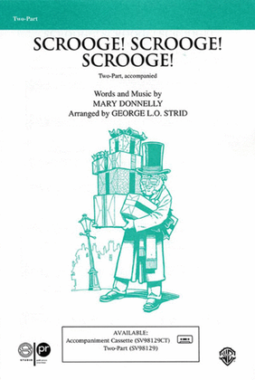 Book cover for Scrooge, Scrooge, Scrooge