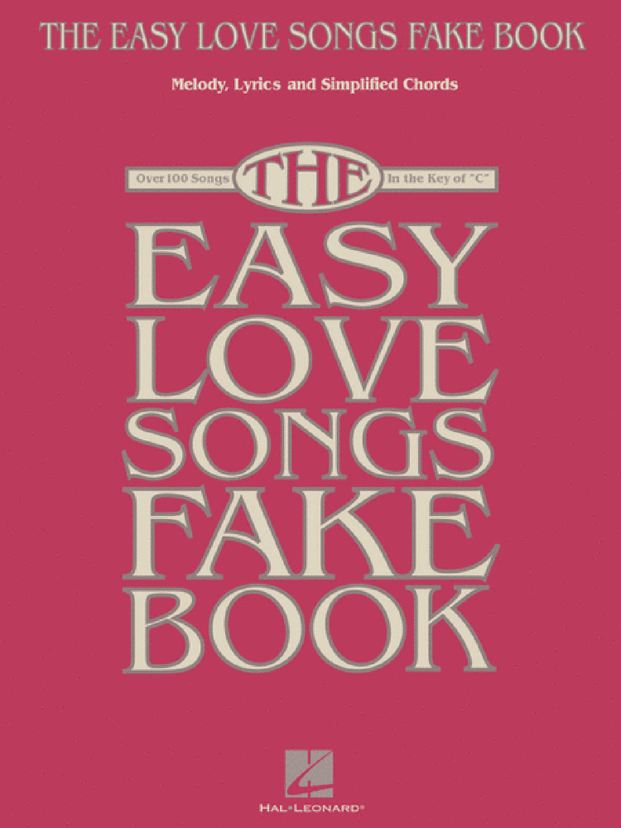 The Easy Love Songs Fake Book Piano scores gallery preview page 1