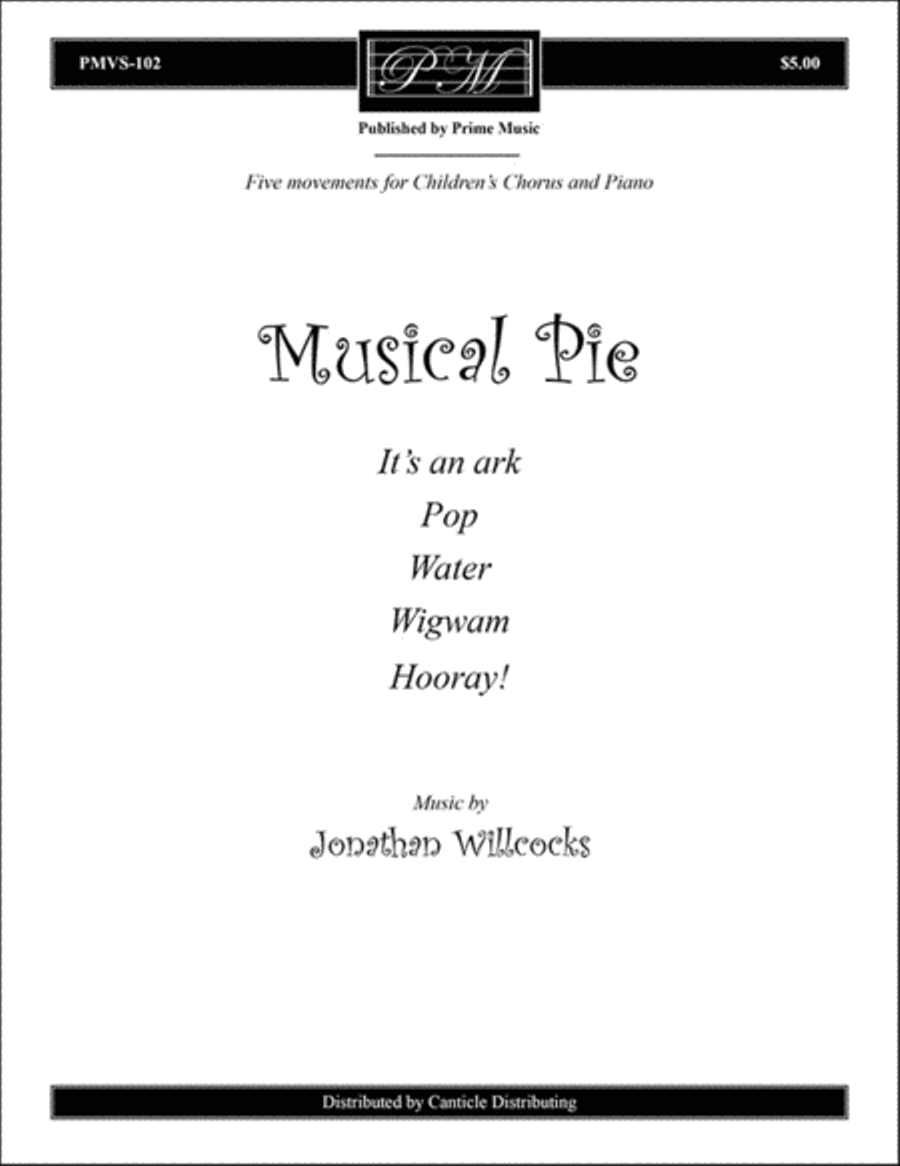 Musical Pie (Choral Score) image number null