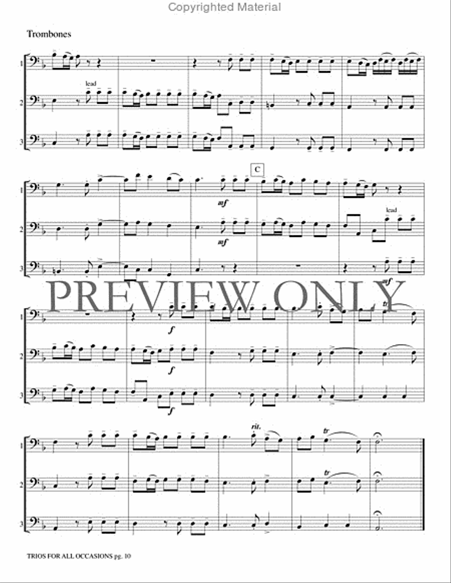 Trios for All Occasions Small Ensemble scores gallery preview page 11