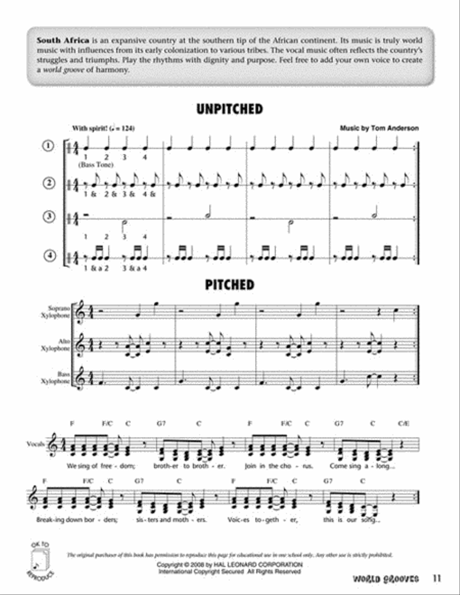World Grooves Choir scores gallery preview page 5