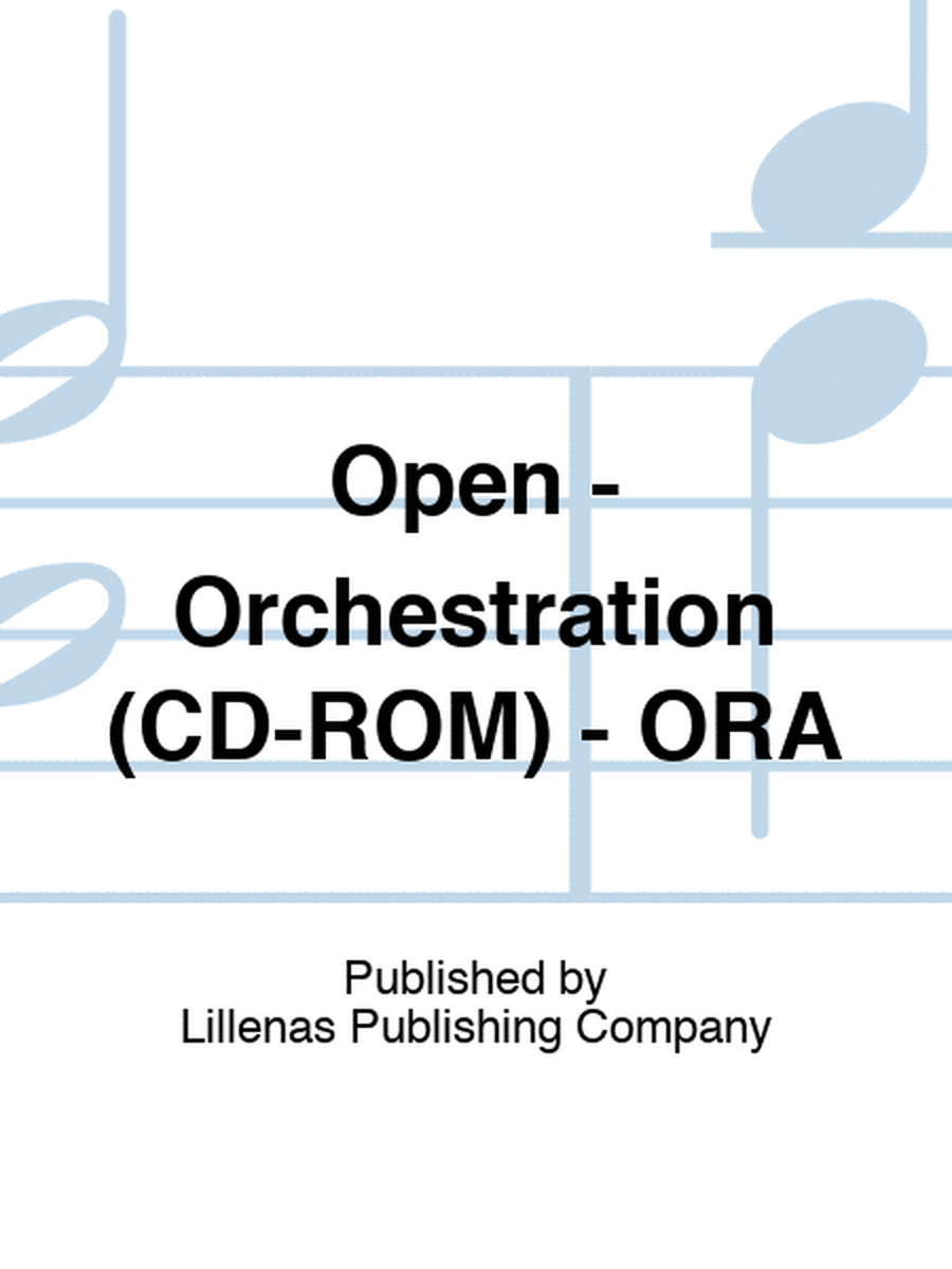 Open - Orchestration (CD-ROM) - ORA