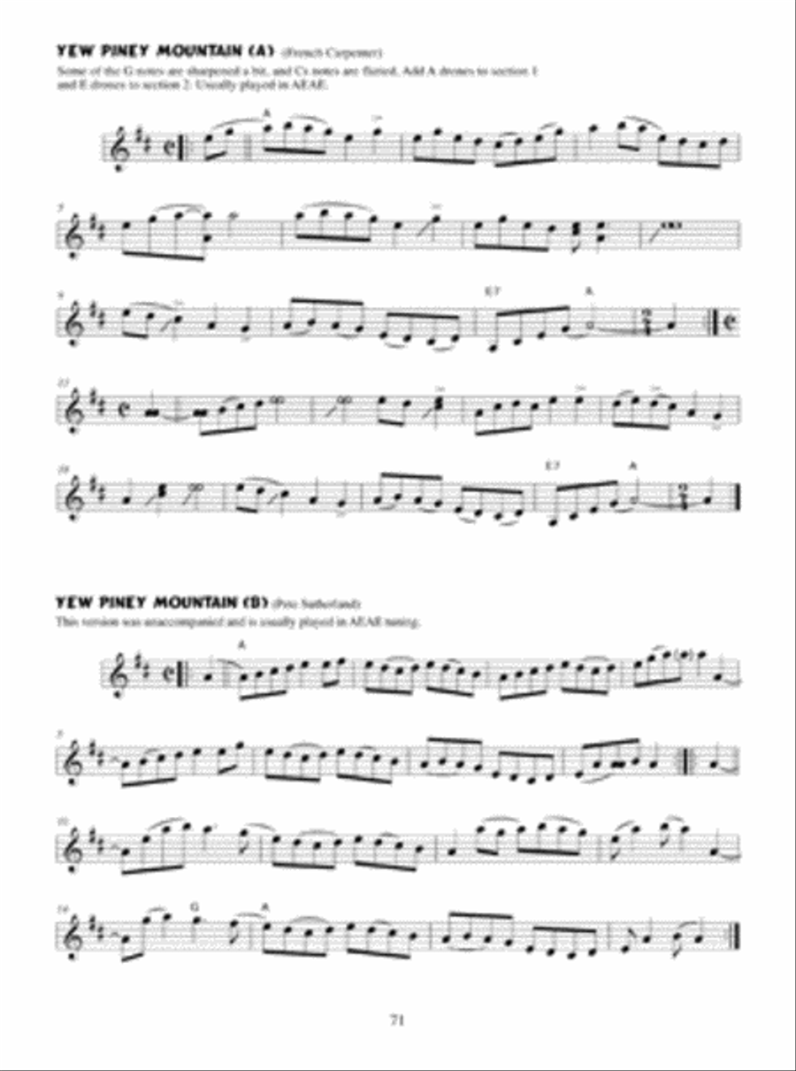 Favorite American Listening Pieces, Two-Steps & Marches for Fiddle Violin scores gallery preview page 5