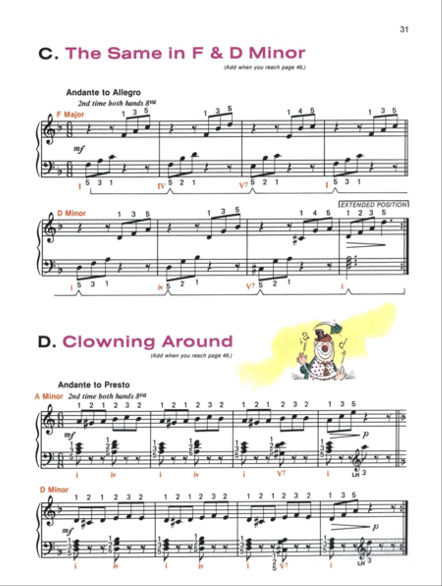Alfred's Basic Piano Course Technic, Level 3 Piano Method scores gallery preview page 5