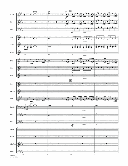 How Far I'll Go (from Moana) - Conductor Score (Full Score)