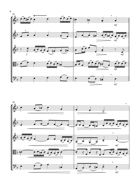 Three selections based on "Christ lag in Todesbanden" (String Quintet - 3 Violin, 1 Viola, 1 Cello)