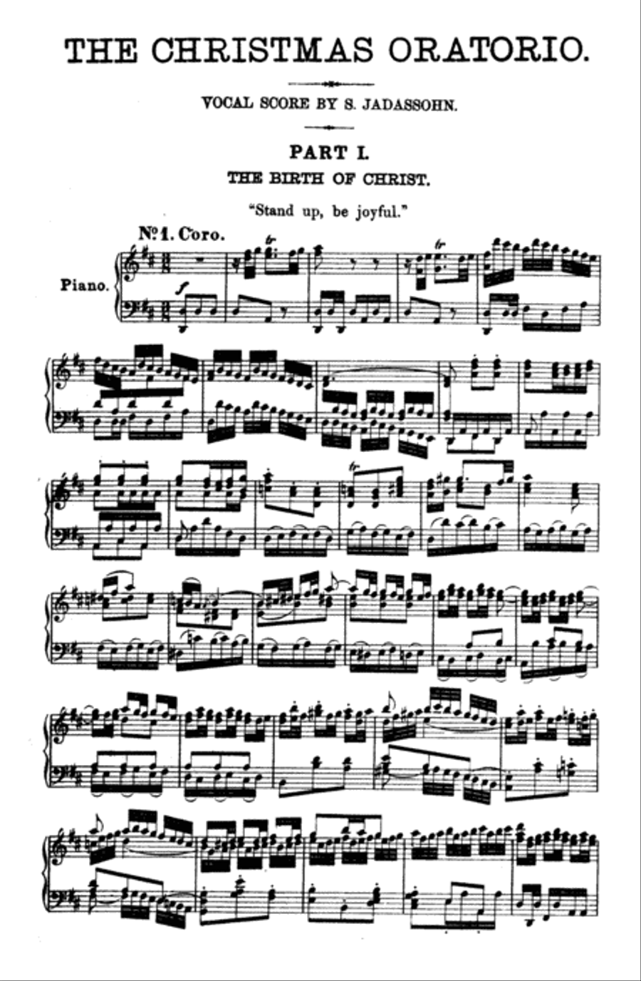 Christmas Oratorio 4-Part scores gallery preview page 6