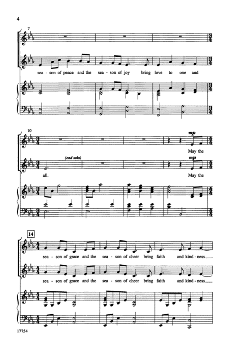 Season of Peace (Dona Nobis Pacem) 2-Part scores gallery preview page 3
