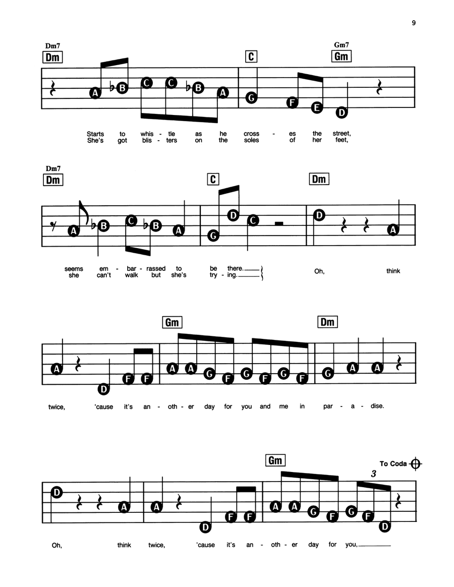 Another Day In Paradise Electronic Keyboard scores gallery preview page 2