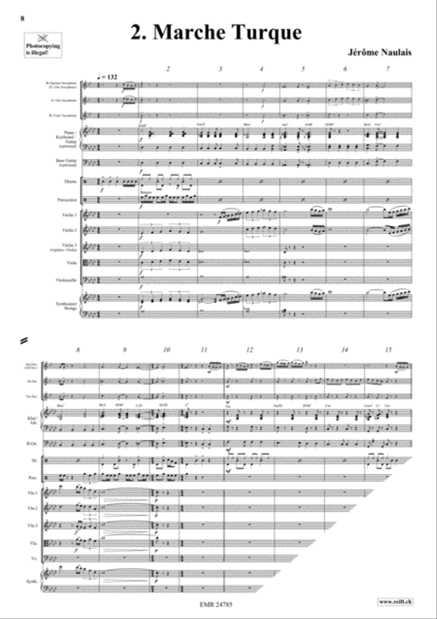 Play With Your Band Volume 4 Saxophone Ensemble scores gallery preview page 5