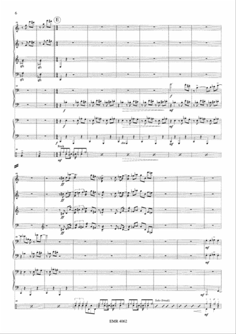 The Dragon's Dance The Dragon's Dance Tuba Quartet scores gallery preview page 7