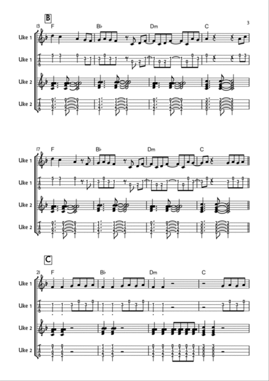 Shotgun Ukulele scores gallery preview page 3