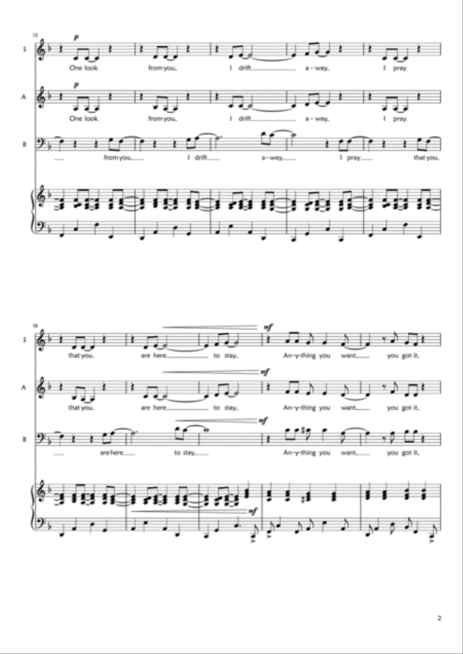 You Got It You Got It 3-Part scores gallery preview page 2