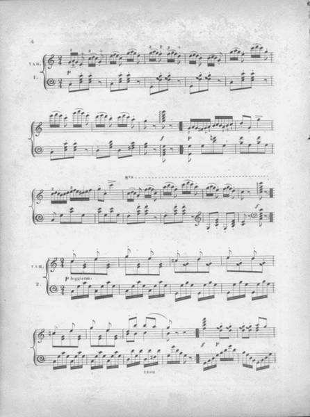 Variations Elegantes Pour servir d'Etude. No. 11