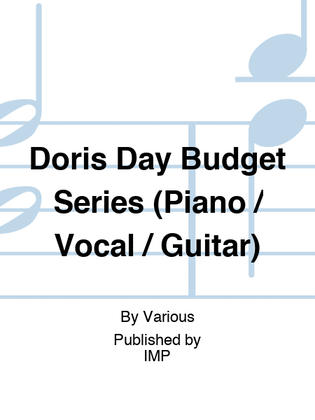 Doris Day Budget Series (Piano / Vocal / Guitar)