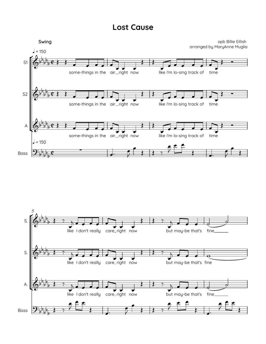 Lost Cause Lost Cause SSA scores gallery preview page 1