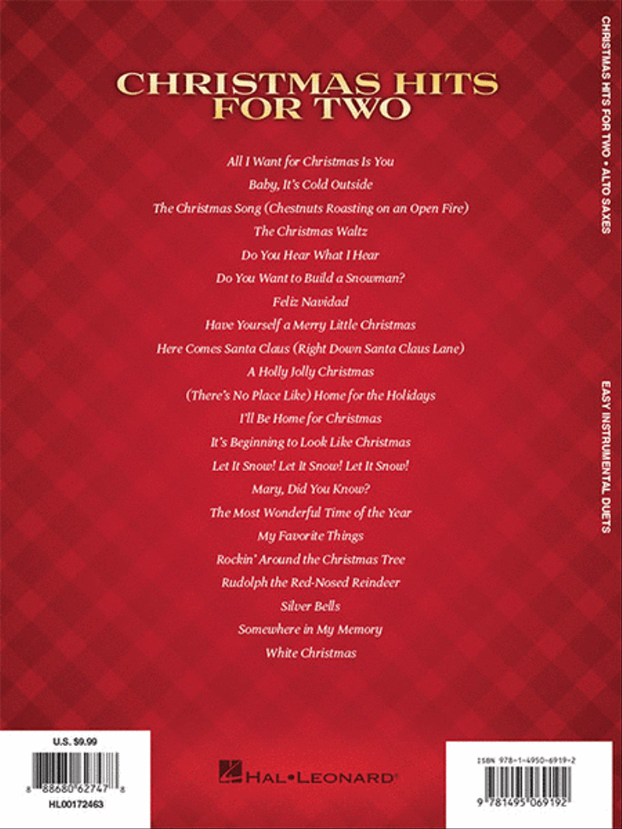 Christmas Hits for Two Alto Saxes Woodwind Duet scores gallery preview page 7