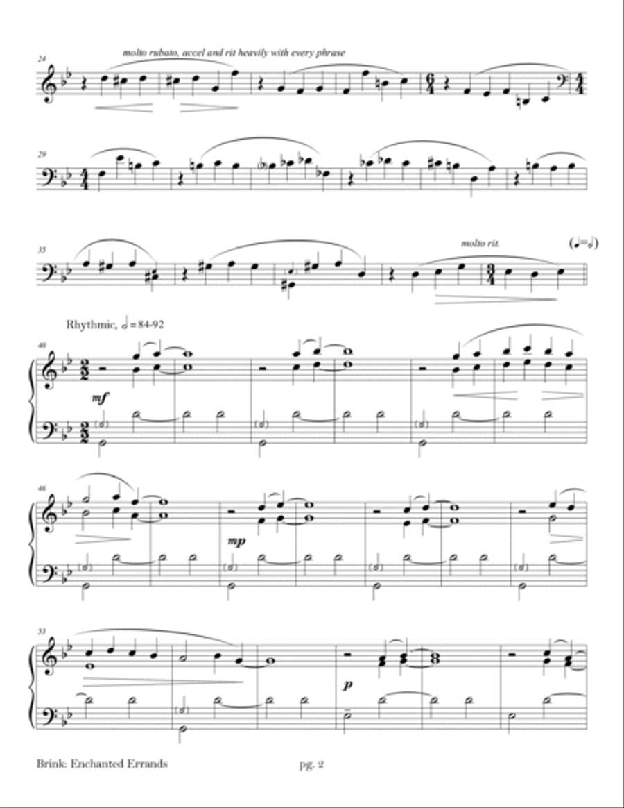 Enchanted Errands Glockenspiel scores gallery preview page 2