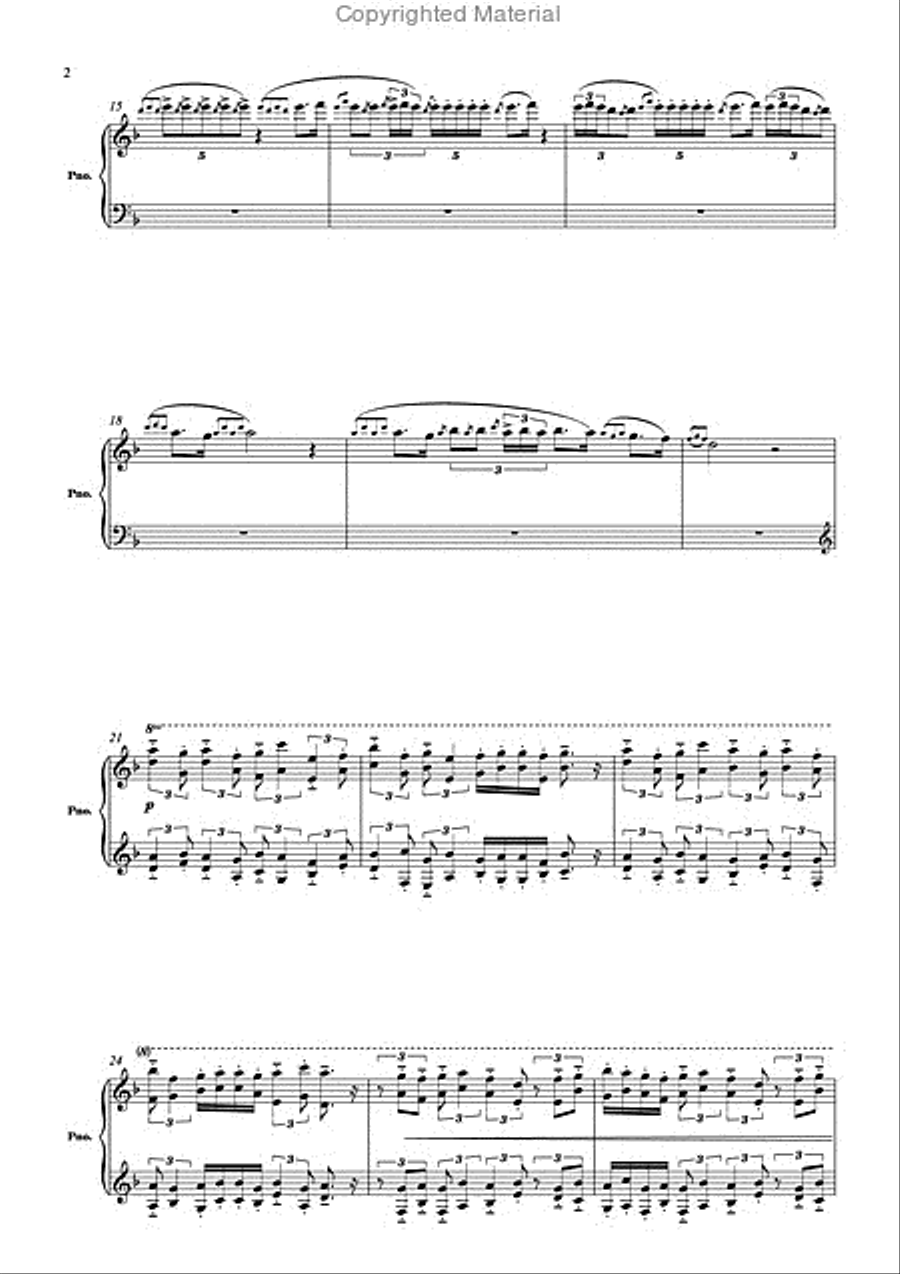 The Passion of our Lord Jesus Christ 4-Part scores gallery preview page 3