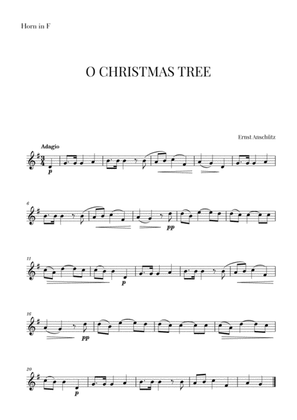 Book cover for O Christmas Tree for French Horn