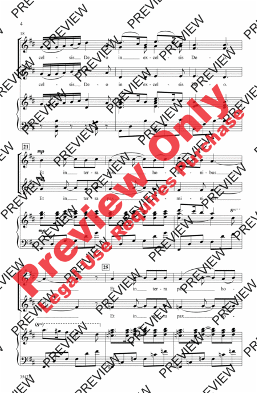 Gloria Women's Choir scores gallery preview page 4