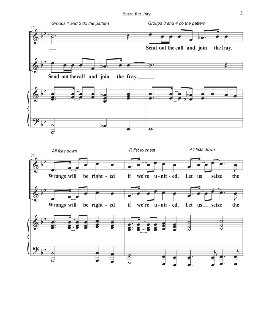 Seize The Day 2-Part scores gallery preview page 3