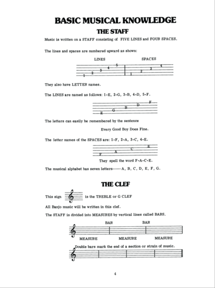Plectrum Banjo Melody Chord Playing System Banjo scores gallery preview page 5