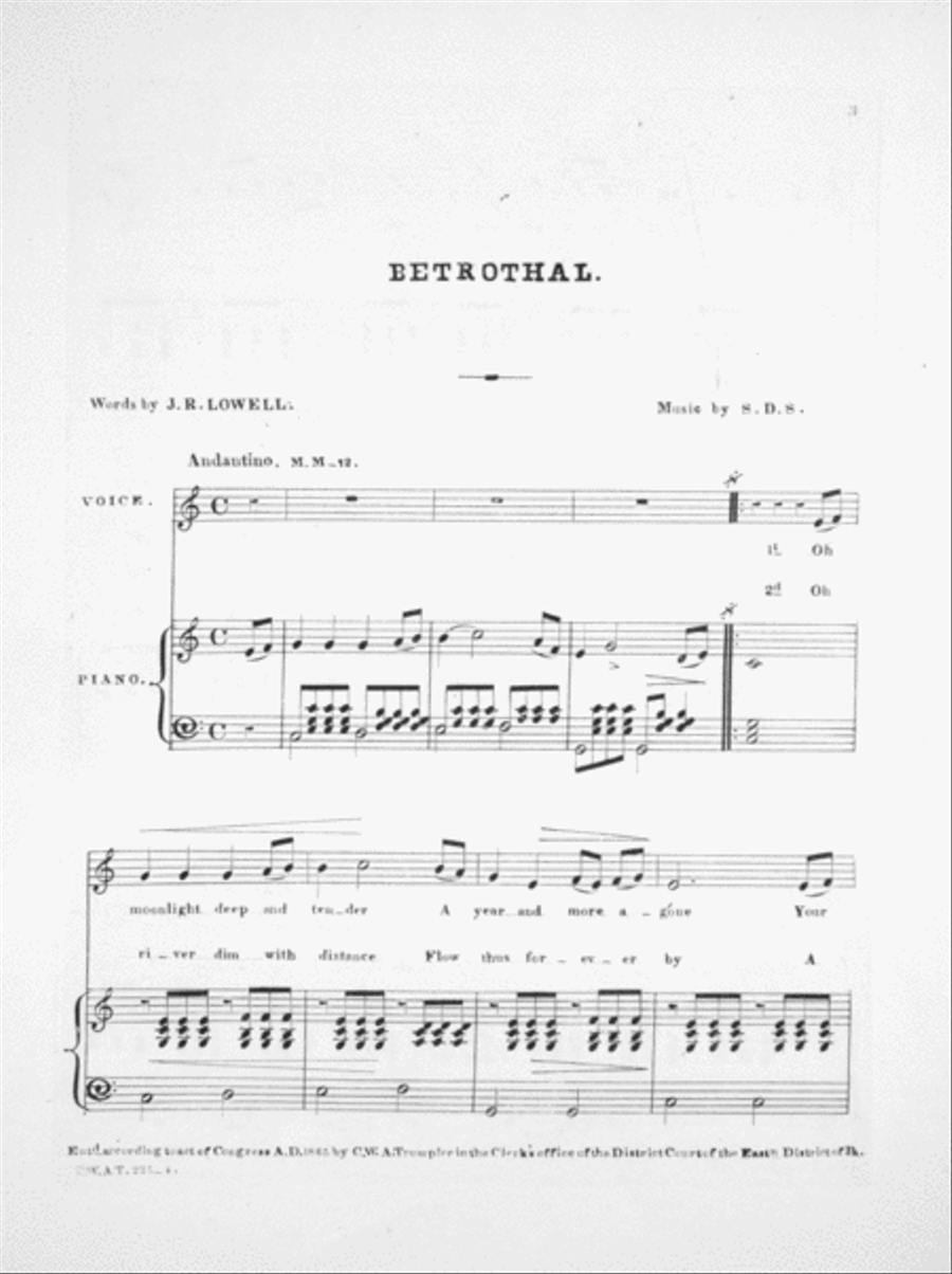 Bethrothal. A Melody Voice scores gallery preview page 2