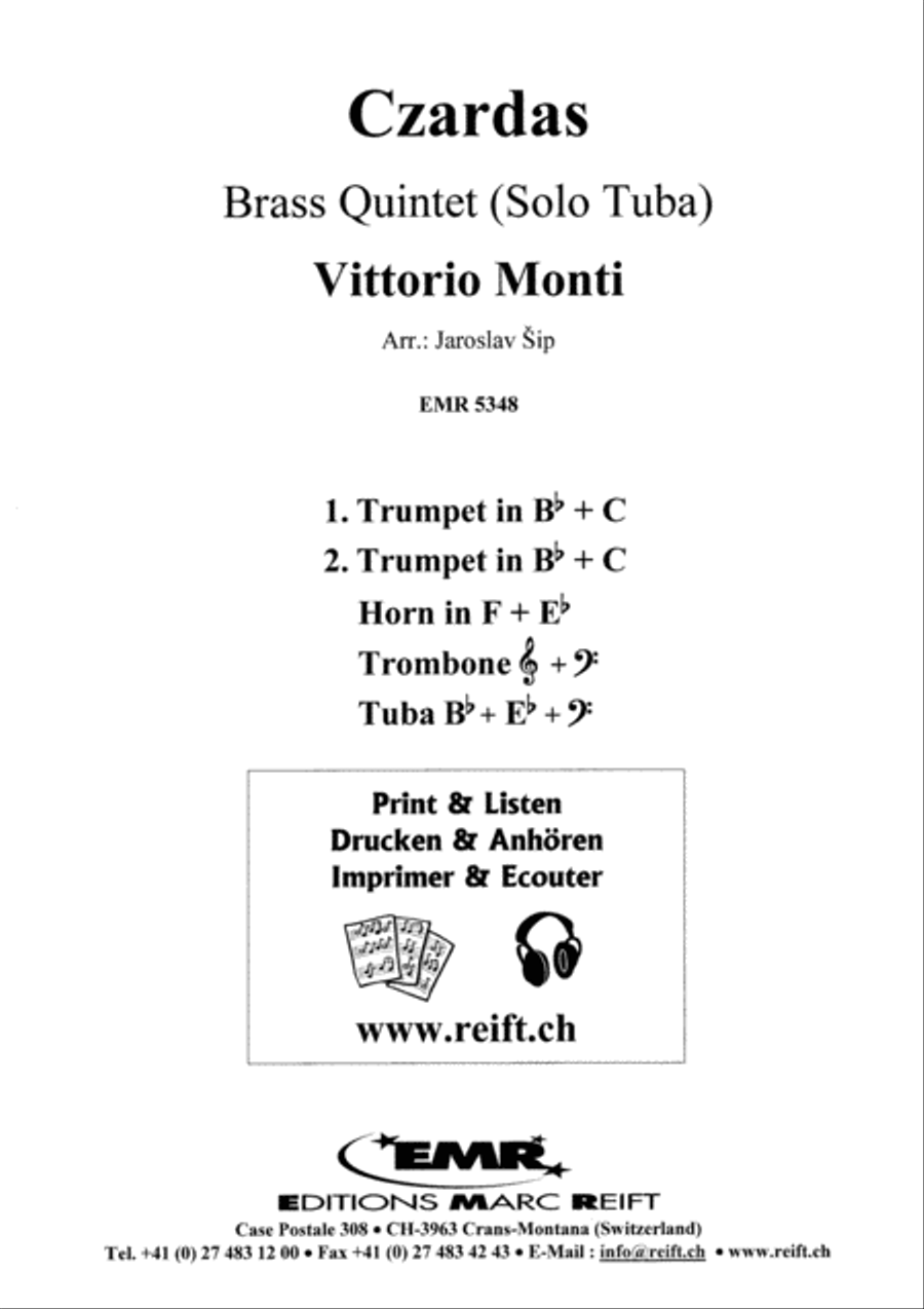 Czardas Brass Quintet scores gallery preview page 2