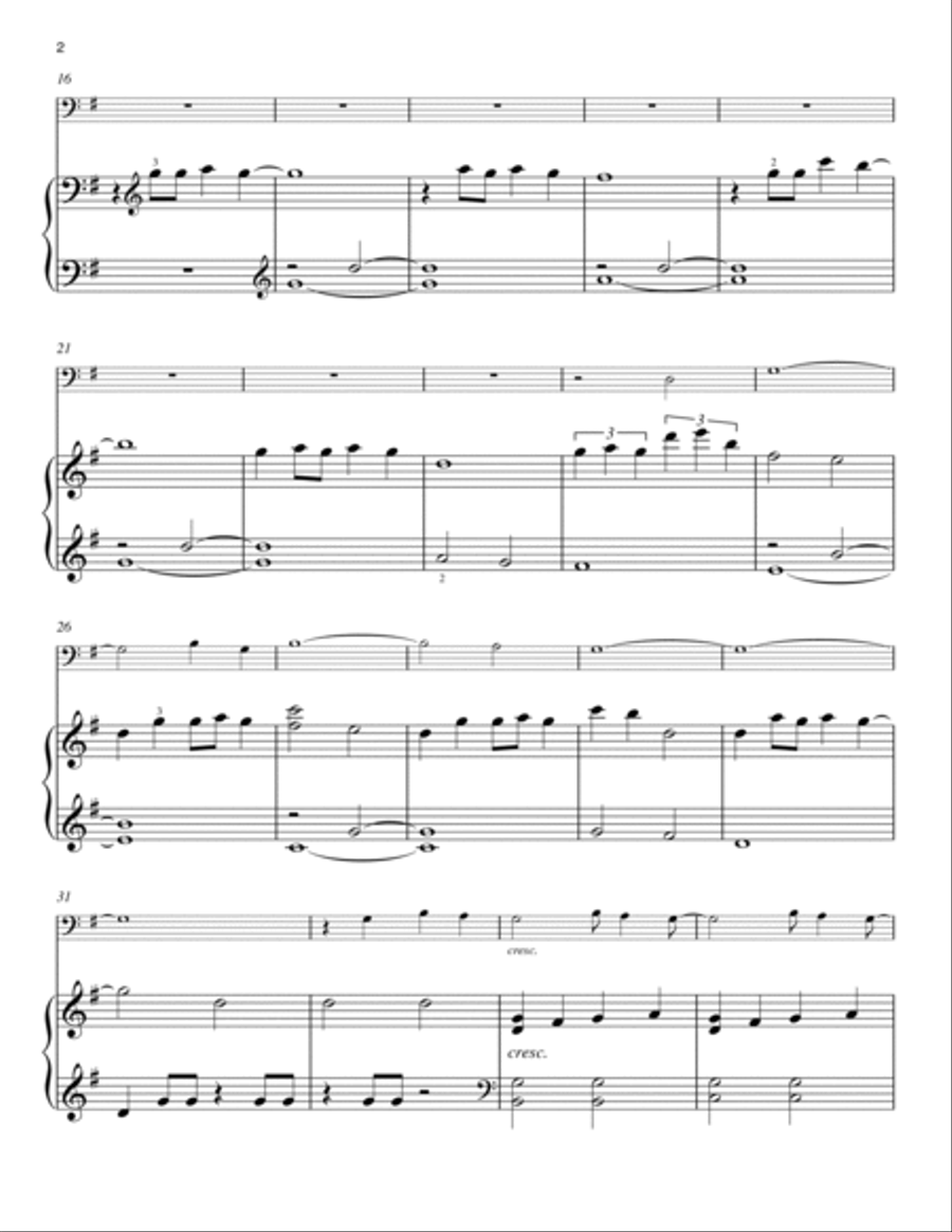 Fight Song/Amazing Grace Easy Piano scores gallery preview page 2