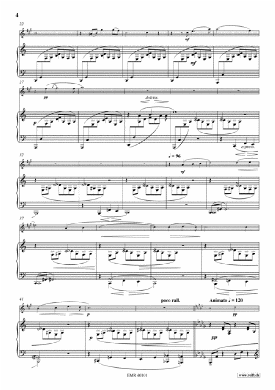 Romance Alto Saxophone scores gallery preview page 4