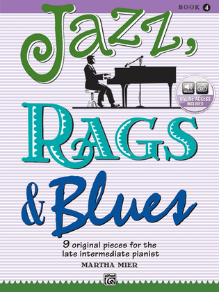 Book cover for Jazz, Rags & Blues, Book 4