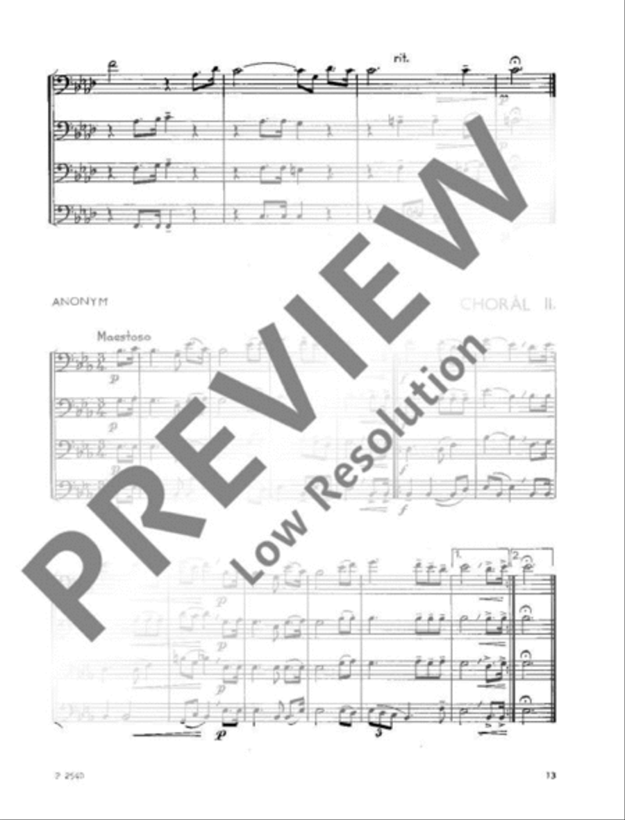 Trombone Quartets Trombone Quartet scores gallery preview page 14