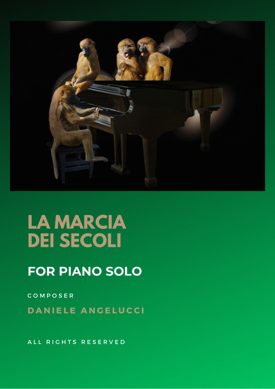 LA MARCIA DEI SECOLI Piano Solo scores gallery preview page 1