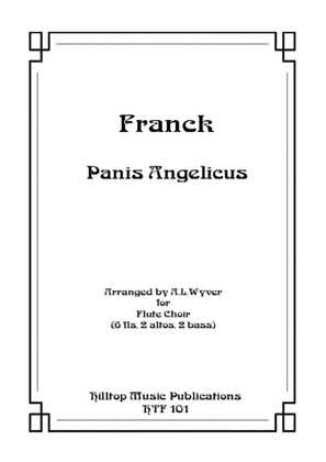 Book cover for Panis Angelicus arr. flute choir