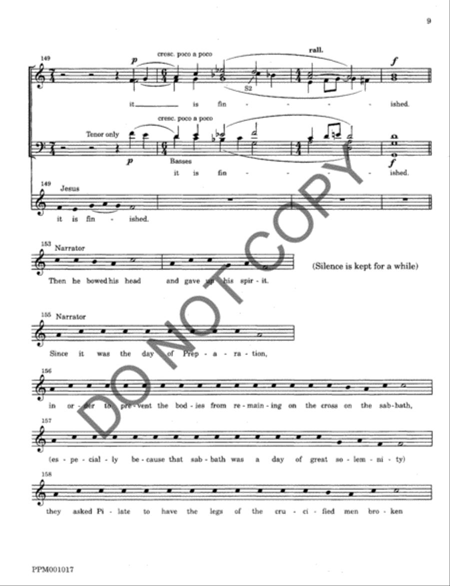 The Passion According to John A Cappella scores gallery preview page 11